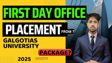 First day office placement from galgotias university | rishikesh pandey vlogs 2025 admission