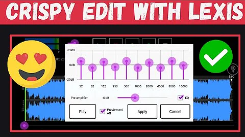 How To Edit Voice In Lexis Audio Editor (CRISP and CLEAR AUDIO)