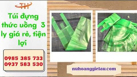 Túi đựng 3 ly trà sữa thức uống các loại giá rẻ | Túi đựng trà sữa