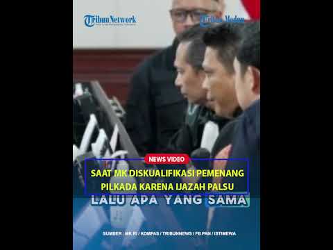 TERUNGKAP! Palu MK Pernah Diskualifikasi 2 Pemenang Pilkada Akibat Ijazah Palsu