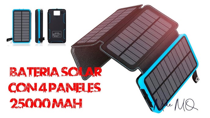 Cargador solar portatil 30 W