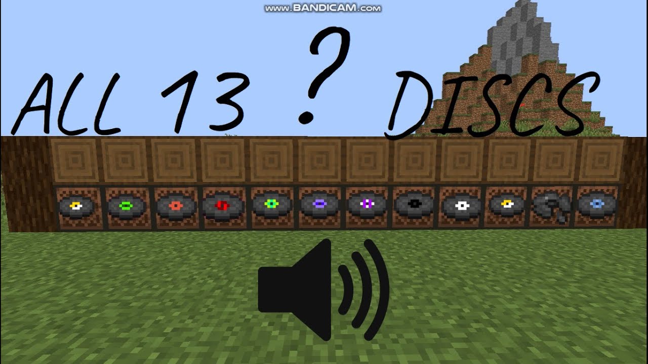 all 13 Minecraft discs playing at the same time... - YouTube