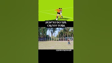 Easy Football Skills Tutorial 🥵Cruyff Turn⚡️⚽ #cruyff #footballskills #football #footballtraining