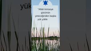 Allah Kimseye Kaldıramayacağı Yük Yüklemez.ır