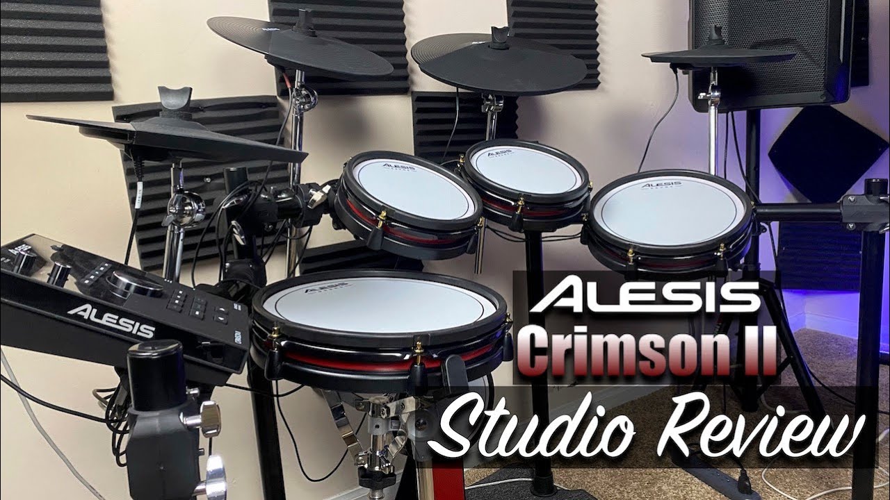 Alesis Crimson II SE 9-Piece Drum Kit with Mesh Heads Unbox 