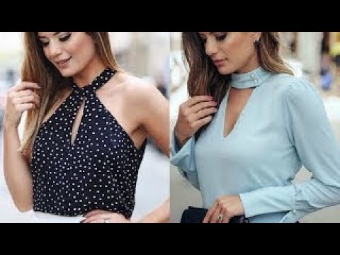 moda en blusas modernas para mujer 2017 - YouTube