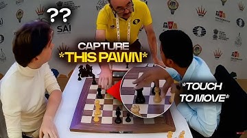 When Arbiter FORCES you to play the best move | Vincent Keymer vs Pranesh | FIDE World Cup 2025