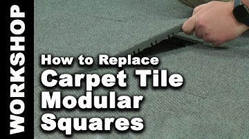 How To Replace Carpet Tile Modular Squares