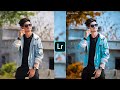 Blue and orange effect Lightroom photo editing tutorial in mobile|| Preset download free||
