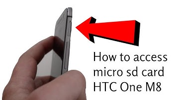 How to access/remove micro sd card HTC One M8