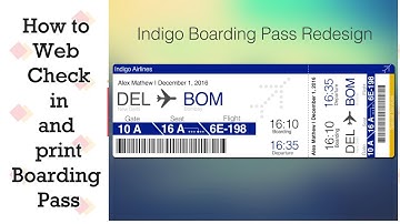 how to web check in and print boarding pass
