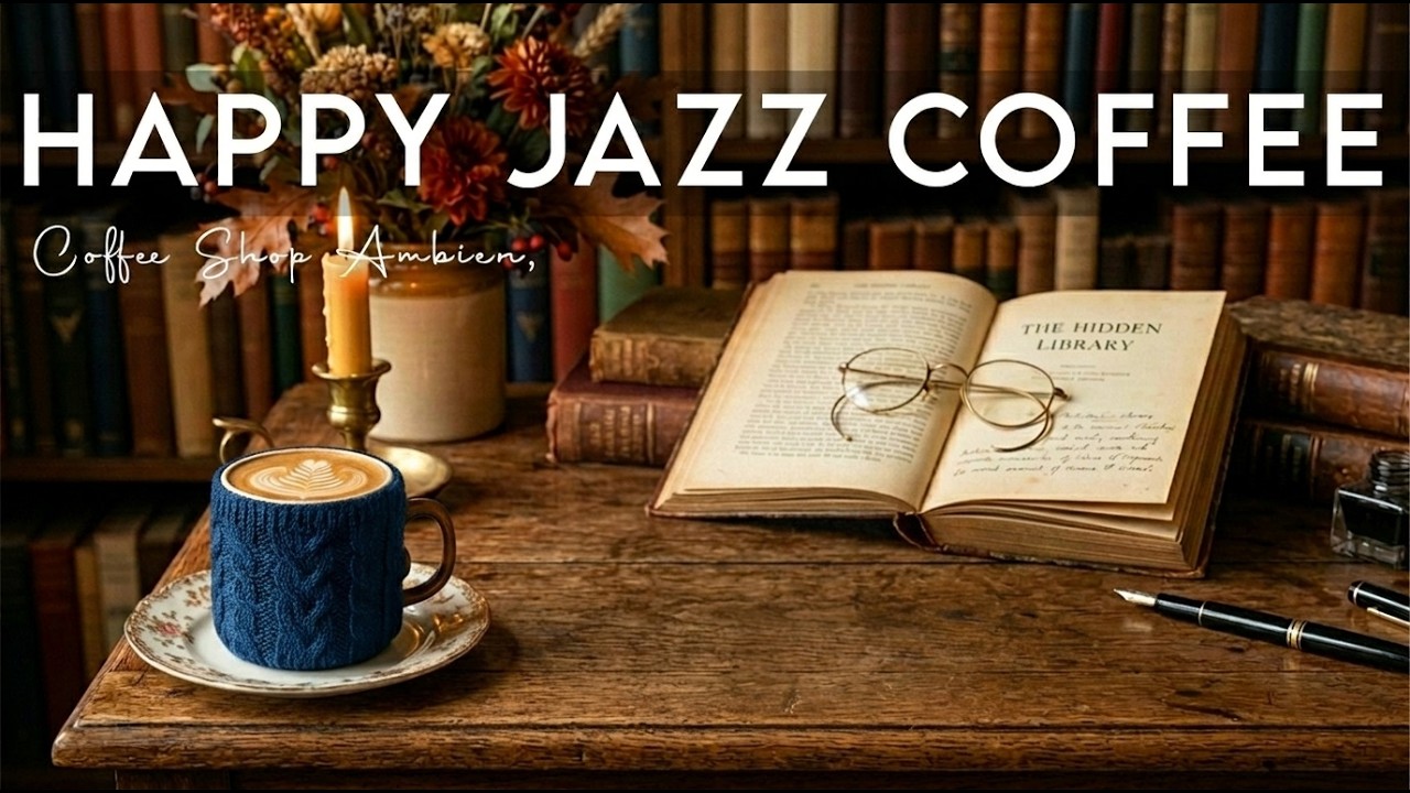 Happy Jazz Coffe☕ Bossa Nova background for Studying, Working