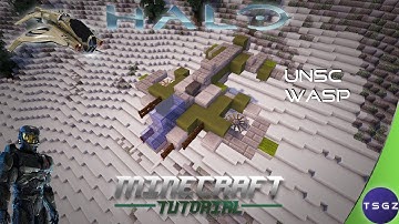 UNSC AV-49 Wasp | Minecraft Halo tutorial