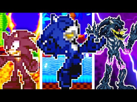 ASSUSTADOR! TESTEI O NOVO SONIC 2017X OP NO MUGEN E ELE É BIZARRO
