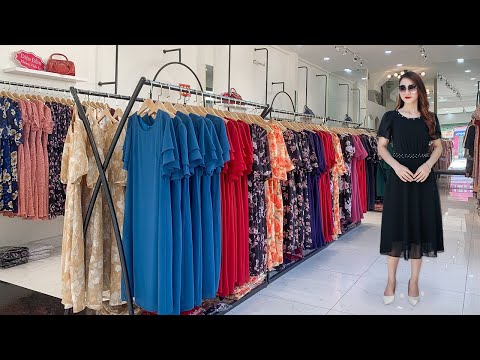 Video Đầm Dự Tiệc Cao Cấp Giá Rẻ - Thời Trang Trung Niên 2022 - youtube