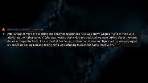 Have You Ever Caught Your SO Cheating Without Them Knowing? (r/AskReddit)