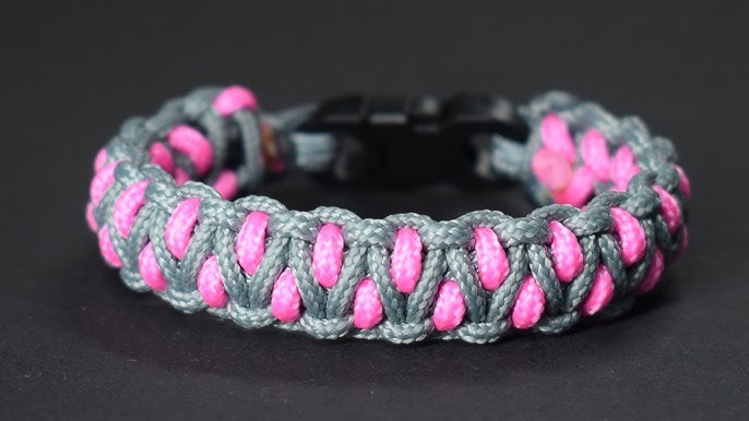 Como hacer un brazalete o pulsera paracord espina de serpiente o serpent  spine knot 