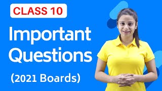 Important Question of English Class 10 2021 | Class 10 English Important Question