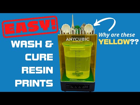 Cleaning Resin Prints - Testing the AnyCubic Wash and Cure Station