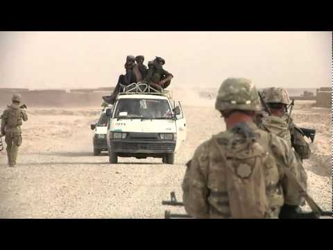 Georgian Military on Patrol in Musa Qalah Afghanistan