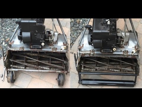 Lowest cutting reel mower -Fiskar StaySharp- modification required