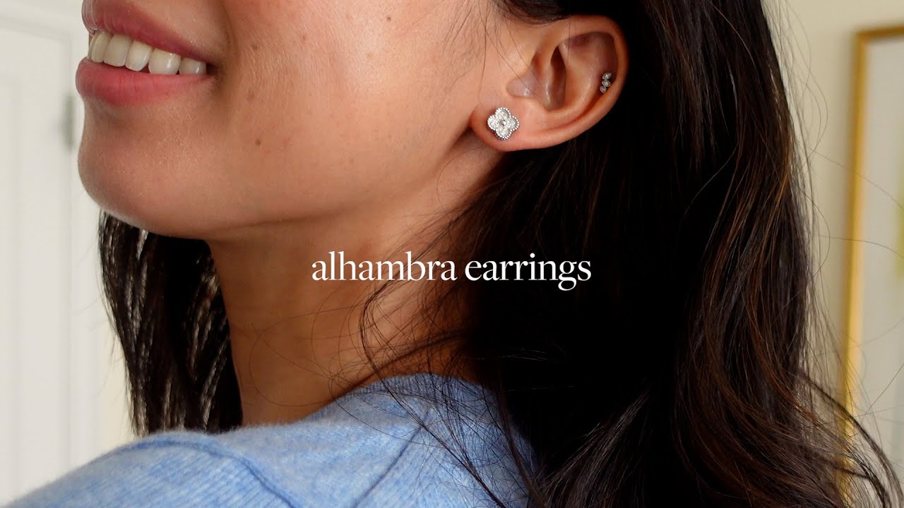 Sweet Alhambra earstuds 18K rose gold - Van Cleef & Arpels