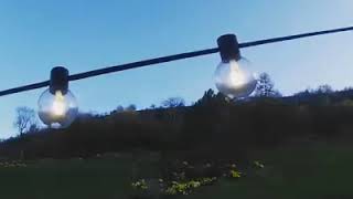 Lumisphere Large Harness Festoon Time Lapse Day into Night