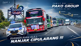 FULL NANJAK CONVOY!!! FAMILY DAY PAKO GROUP 33 UNITS GOES TO TRANS STUDIO BANDUNG!!!