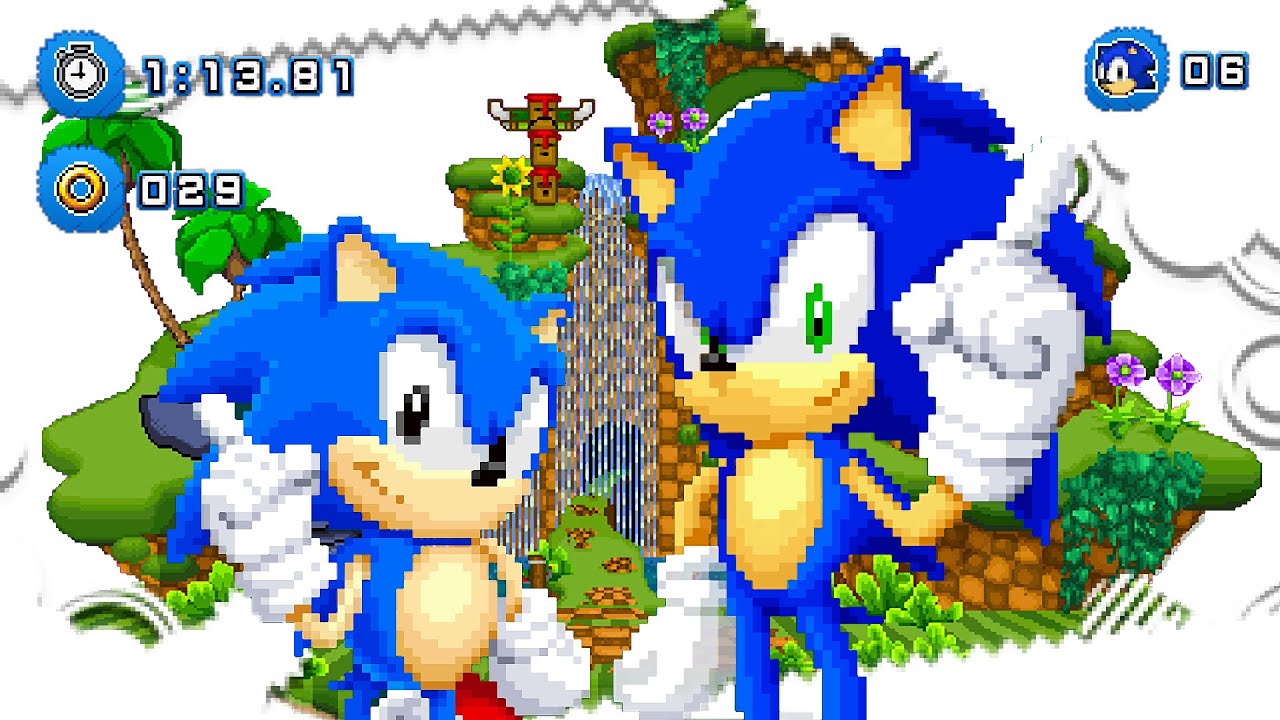 sonic generations 2d remake fan gam