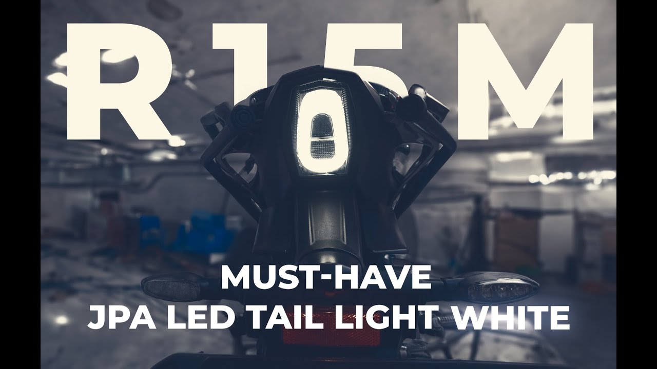 Must-Have JPA LED Tail Light for R15 Riders | White Color | R15 V3, R15 ...