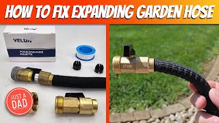 How to Fix Expanding Garden Hose Leaking Using YELUN Garden Hose Repair Kit