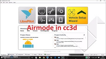 How to active the airmode in librepilot
