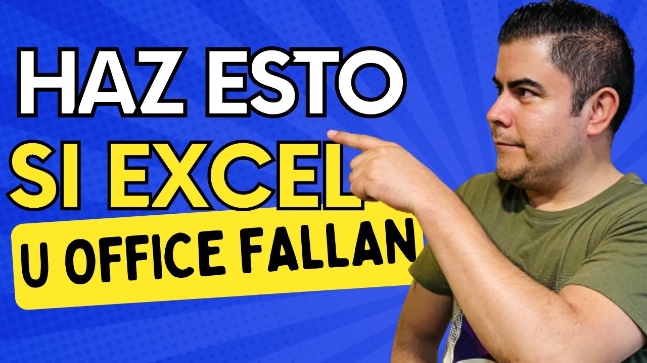 Aprende a Solucionar Problemas comunes en Excel, Office y Microsoft 365 -  YouTube