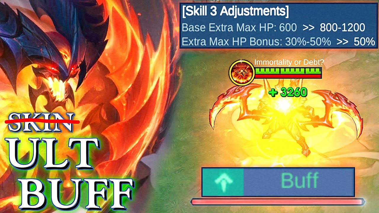 Тамуз получает большое усиление ульты, теперь он более живучий