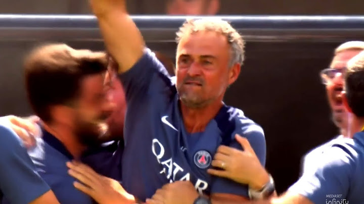 La alegría de Luis Enrique tras la goleada al Real Madrid
