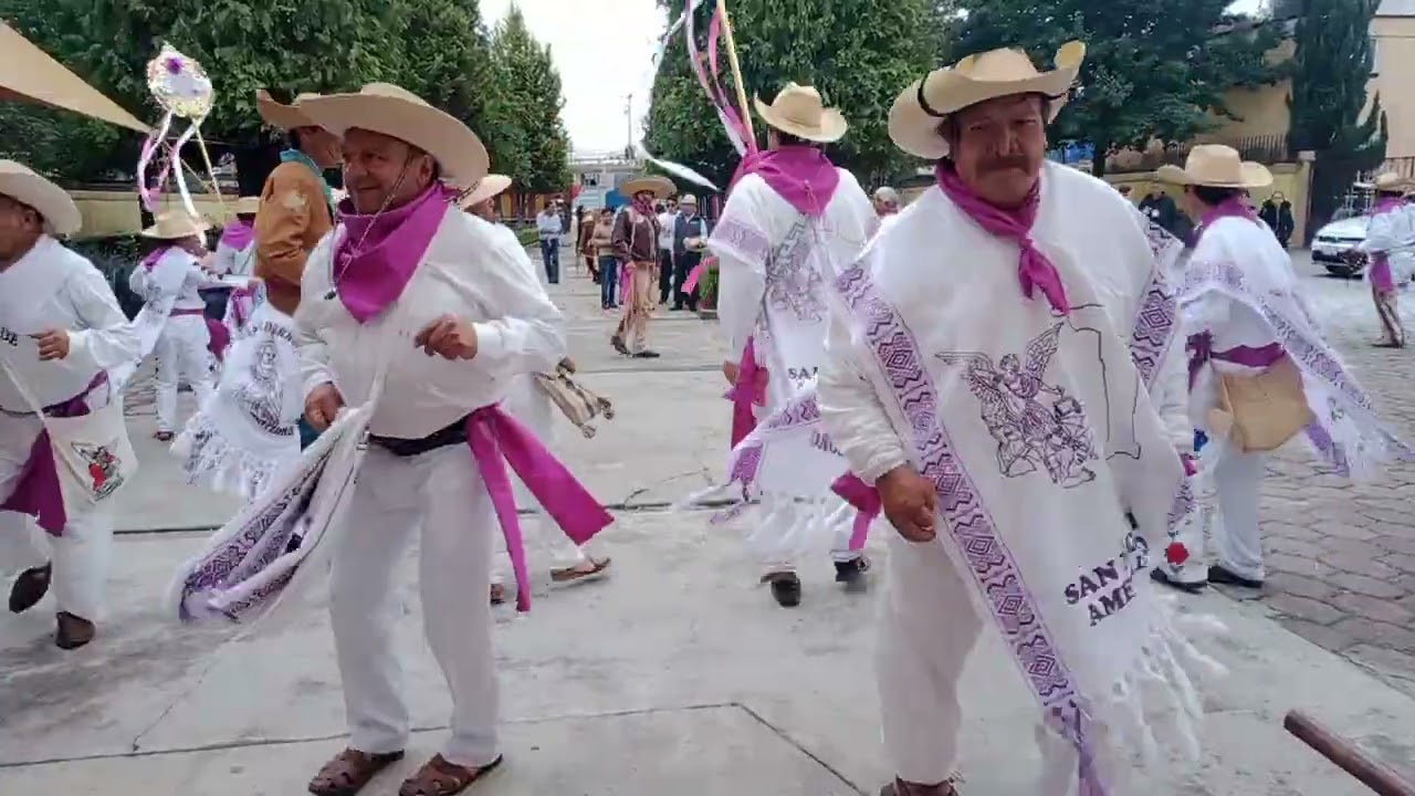 Danza de arrieros hacienda San Pedro San Miguel ameyalco en la festividad a Santa rosa de lima Lerma