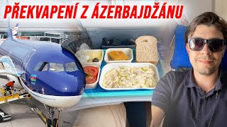 Co vás čeká na palubě AZERBAIJAN AIRLINES na letu Praha - Baku s Airbusem A320?