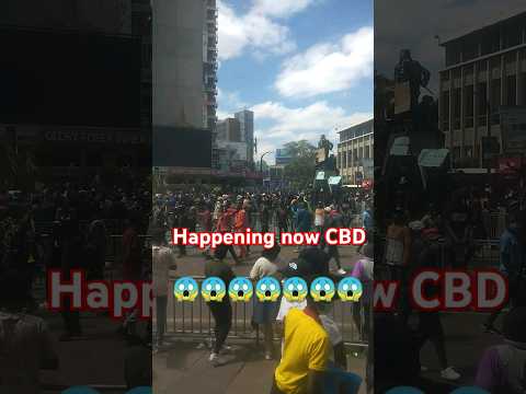 Maandamano Live Happening Now Nairobi CBD Trending Newsupdate Live