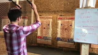 double axe throwing