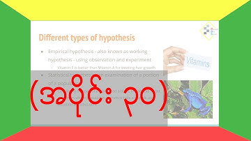 Introduction to Hypothesis Testing (SDS30 by Myanmar Data Science)