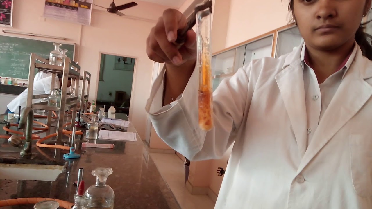 simple and clear explanation to Brown ring test for nitrate ion(  telugu/english) shareeph sir - YouTube