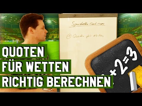 Video: So Berechnen Sie Die Quoten