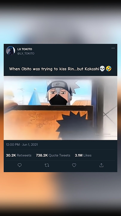 Obito & Kakashi Best funny moments 🤣 #naruto #tranding #konoha #anime #funny