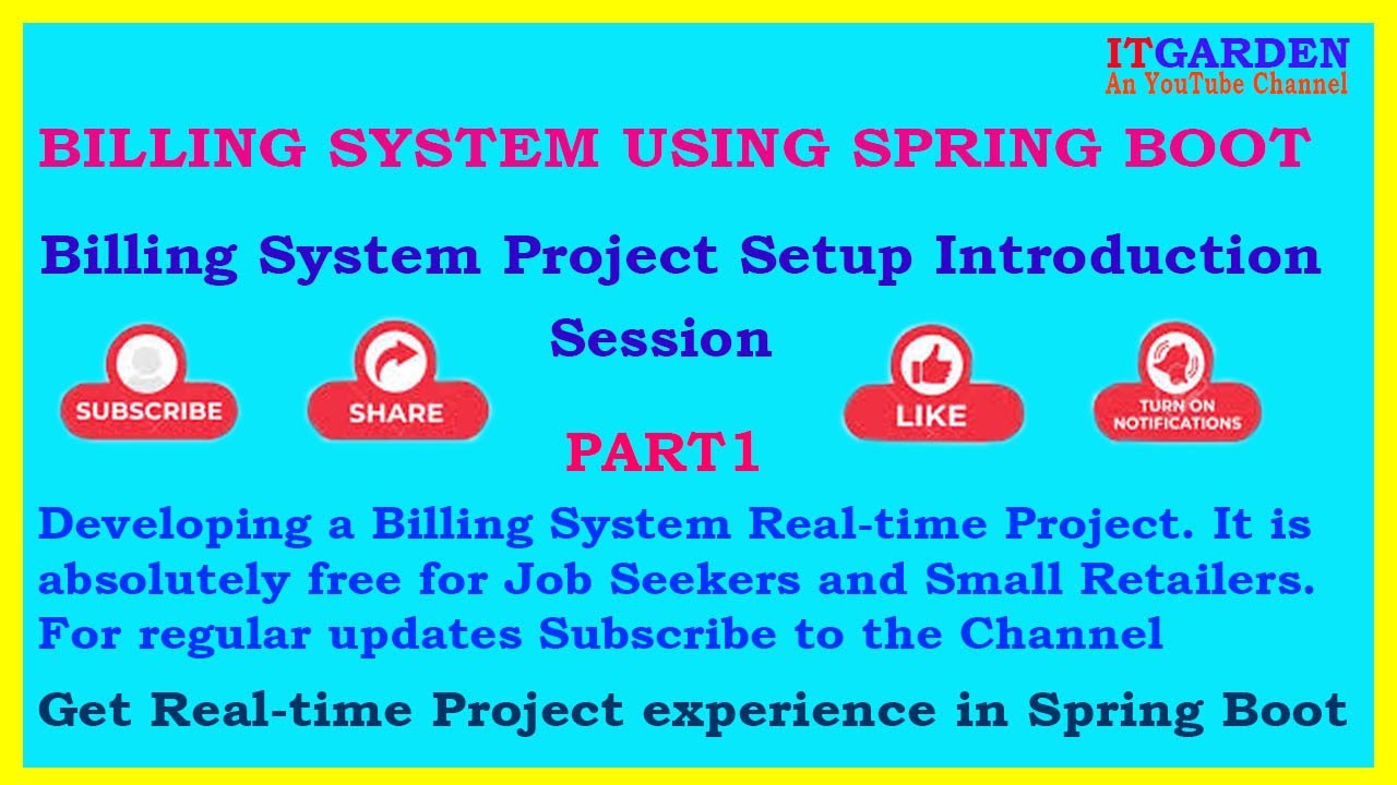 Billing System using Spring Boot Generic JpaRepository fix and Generic Code  Generator, by Suresh