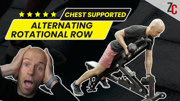 Chest Supported Alternating Rotational Row