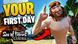 Your FIRST DAY In Sea of Thieves 2024 (Beginner \& New Player Guide)