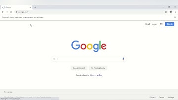 Selenium Test on Automating a Search from Google Browser