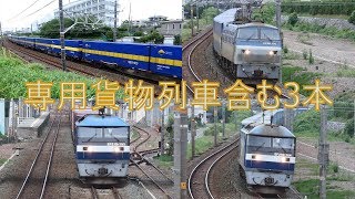 2019/07/20 JR貨物 鷲津界隈午前11時台 専用貨物列車含む3本