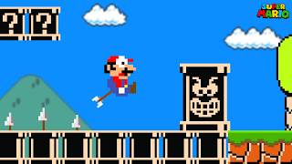 Super Mario Bros., But Mario Can Turn Anything He Wants Into Bullet Bill Blaster