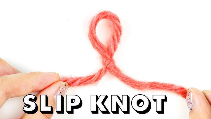 how to tie a slip knot 